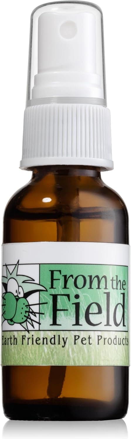 from The Field | Catnip Spray Rejuvenator | Potent Catnip Essential Oil for Cats | Revives Toys & Scratching Posts | Mess-Free & All-Natural | USA-Made, Safe & Non-Toxic | 1 oz Bottle