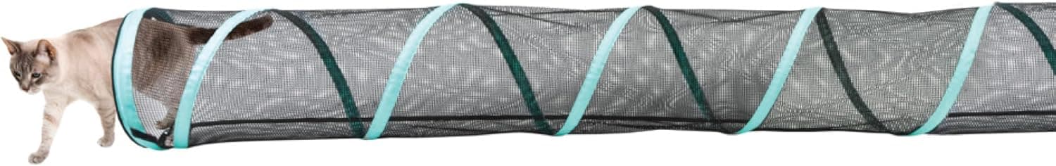 Kitty City Catio Outdoor 20' Cat Tunnel – 20‑Foot Cat‑Sized Play Tunnel, 11” Diameter, Modular Catio Connector for Cats & Small Pets
