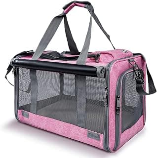 GAPZER Pet Carrier for Large and Medium Cats, Soft-Sided Pet Carrier for Big Medium Cats and Puppy Dog Carriers Cat Carriers, Pet Privacy Protection Travel Carrier