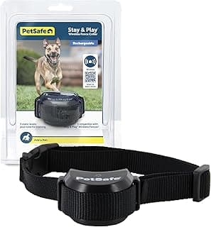PetSafe Stay & Play Wireless Pet Fence Receiver Collar Only for Dogs and Cats, Waterproof and Rechargeable, Tone and Static Correction - From The Parent Company of INVISIBLE FENCE Brand