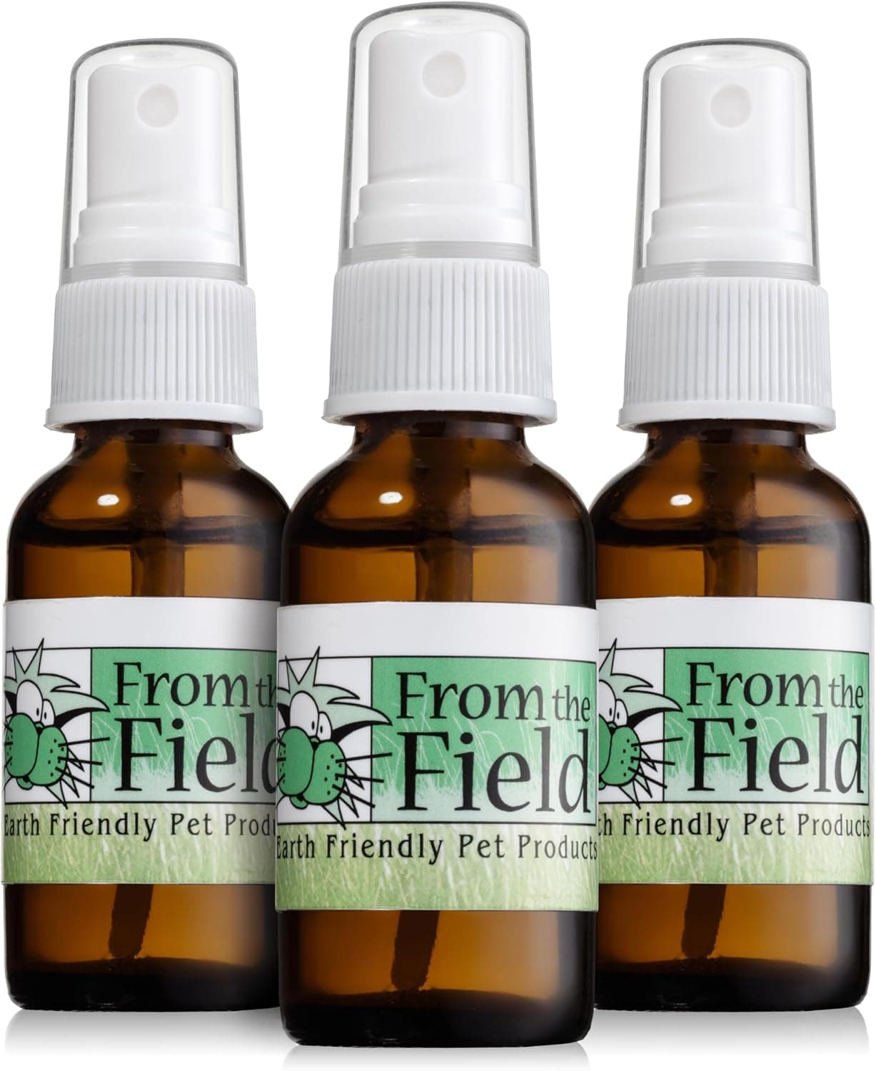 from The Field | Catnip Spray Rejuvenator | Potent Catnip Essential Oil for Cats | Revives Toys & Scratching Posts | Mess-Free & All-Natural | USA-Made, Safe & Non-Toxic | 3 Pack